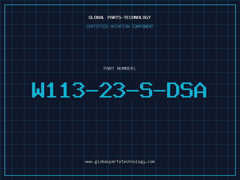 Aviation Part W113-23-S-DSA