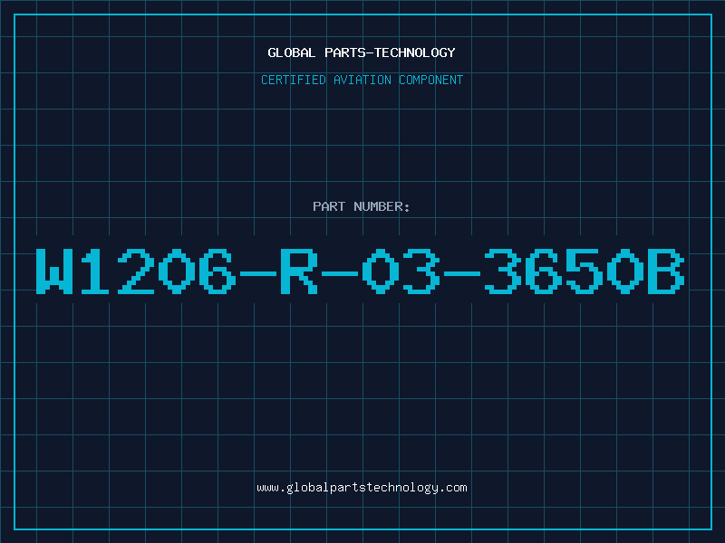 Aviation Part W1206-R-03-3650B