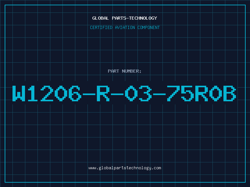 Aviation Part W1206-R-03-75R0B