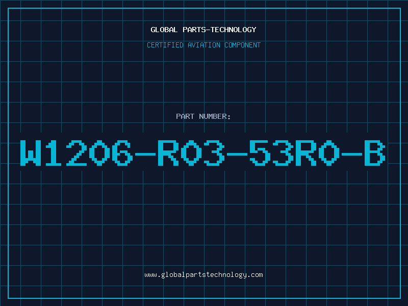 Aviation Part W1206-R03-53R0-B