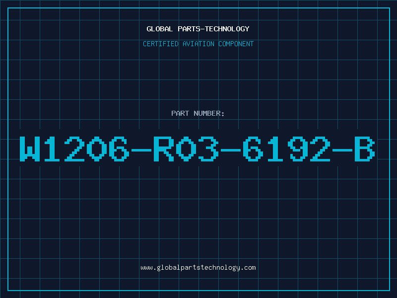 Aviation Part W1206-R03-6192-B