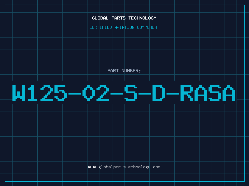 Aviation Part W125-02-S-D-RASA