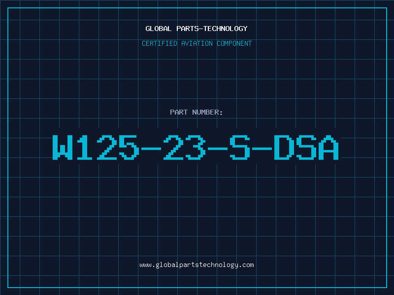 Aviation Part W125-23-S-DSA