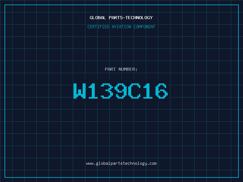 Aviation Part W139C16