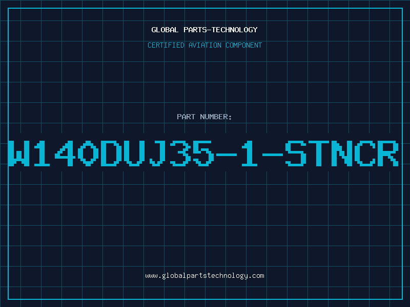 Aviation Part W140DUJ35-1-STNCR