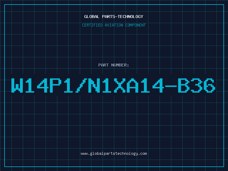 Aviation Part W14P1/N1XA14-B36