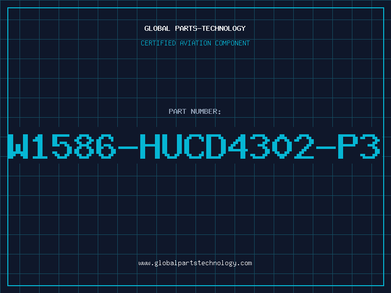 Aviation Part W1586-HUCD4302-P3