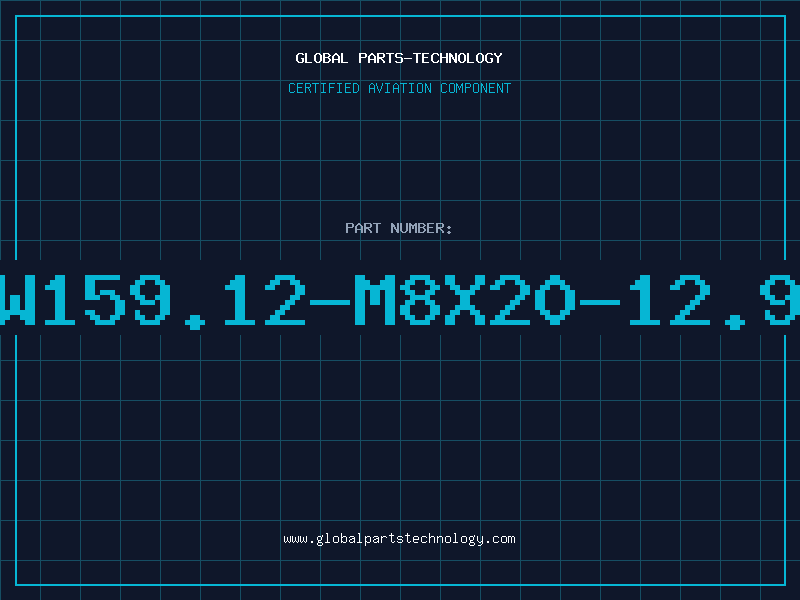 Aviation Part W159.12-M8X20-12.9