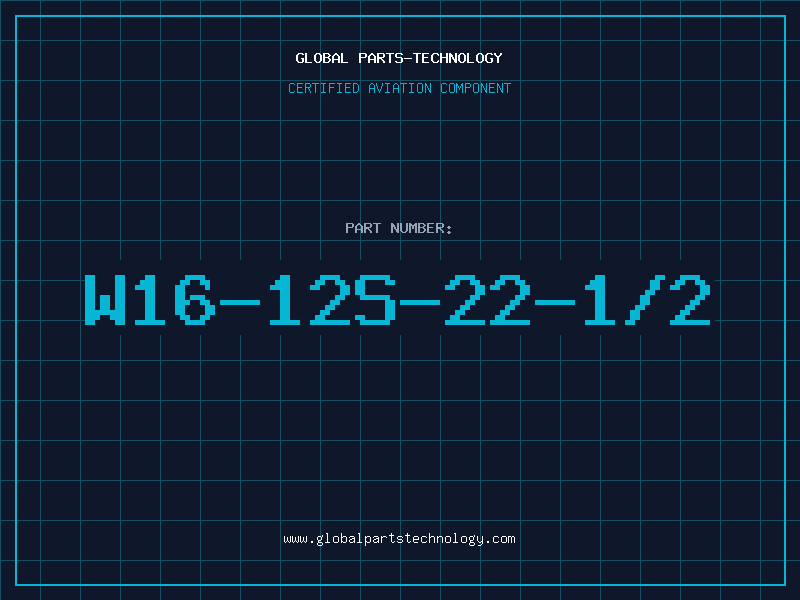 Aviation Part W16-12S-22-1/2