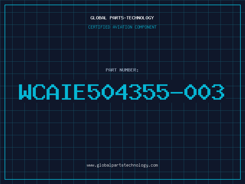 Aviation Part WCAIE504355-003