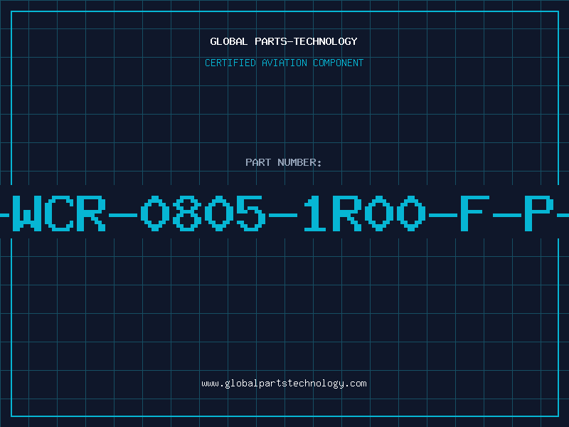 Aviation Part WCR-WCR-0805-1R00-F-P-I-T