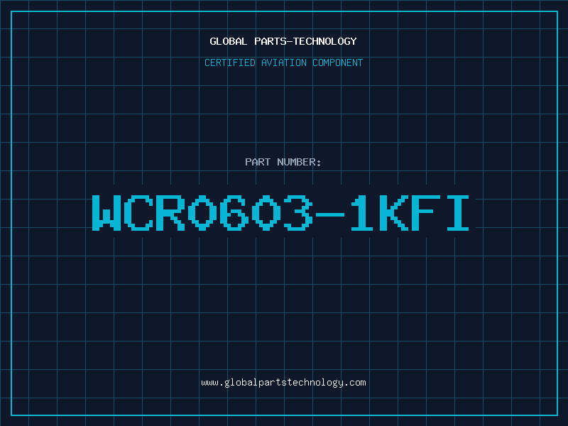 Aviation Part WCR0603-1KFI