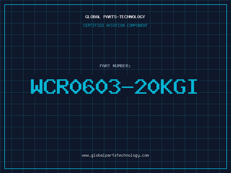 Aviation Part WCR0603-20KGI