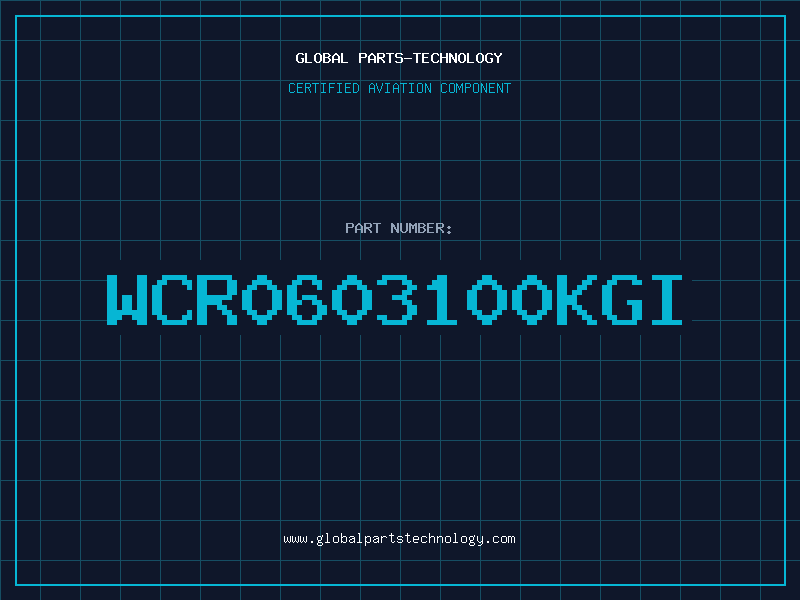 Aviation Part WCR0603100KGI