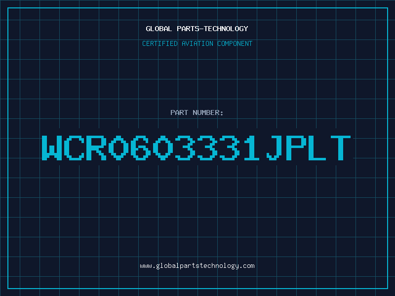Aviation Part WCR0603331JPLT