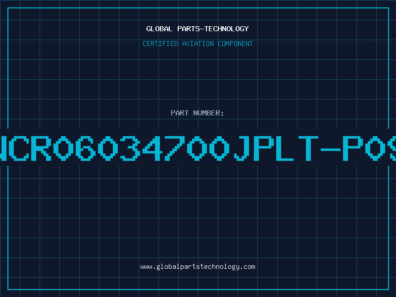 Aviation Part WCR06034700JPLT-P09