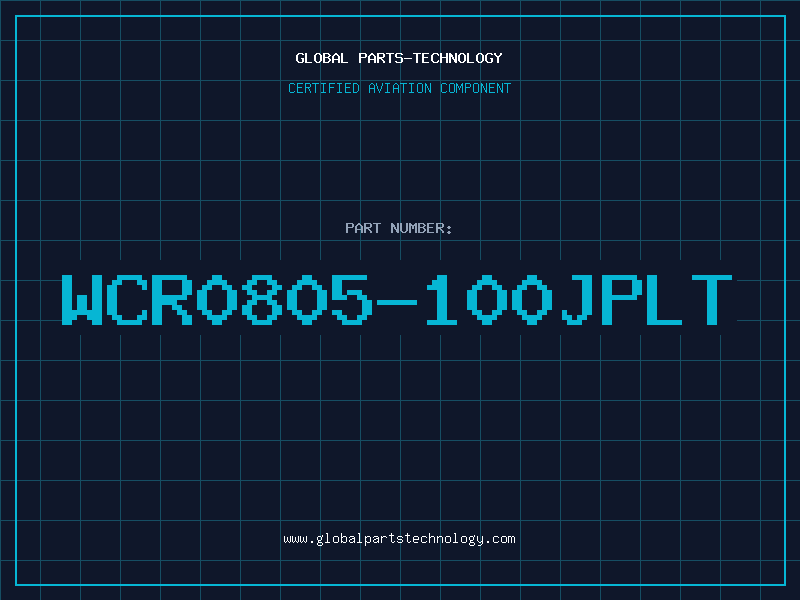 Aviation Part WCR0805-100JPLT
