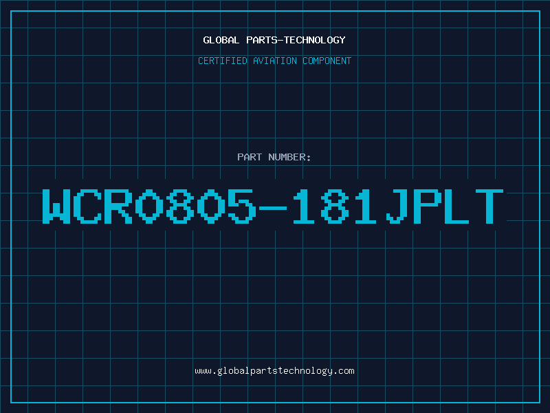 Aviation Part WCR0805-181JPLT