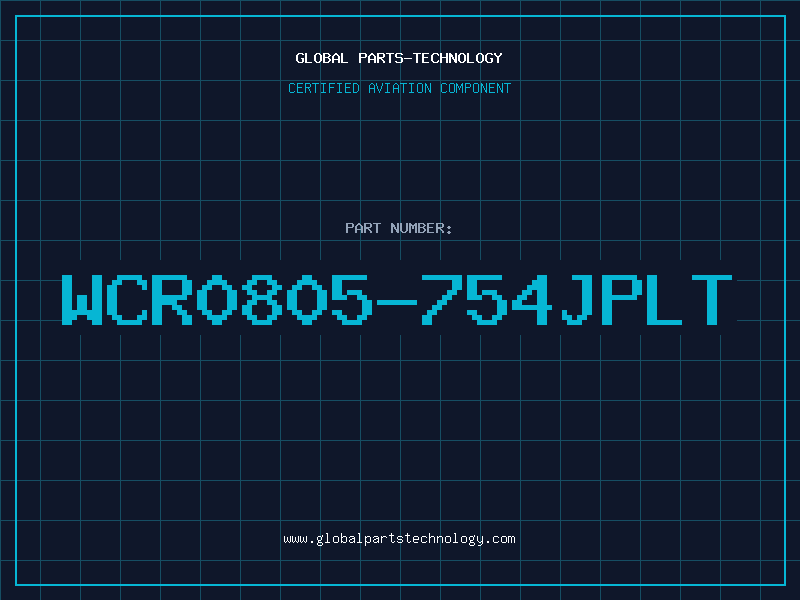 Aviation Part WCR0805-754JPLT