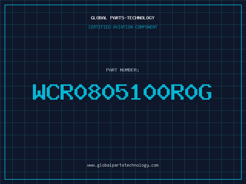 Aviation Part WCR0805100R0G