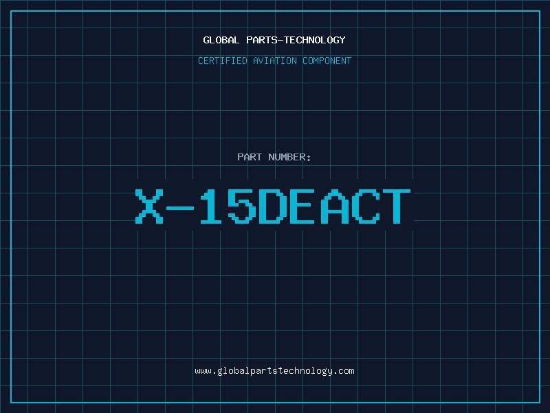 Aviation Part X-15DEACT