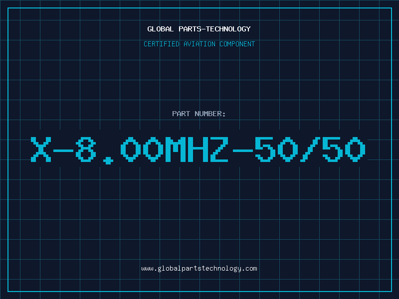 Aviation Part X-8.00MHZ-50/50