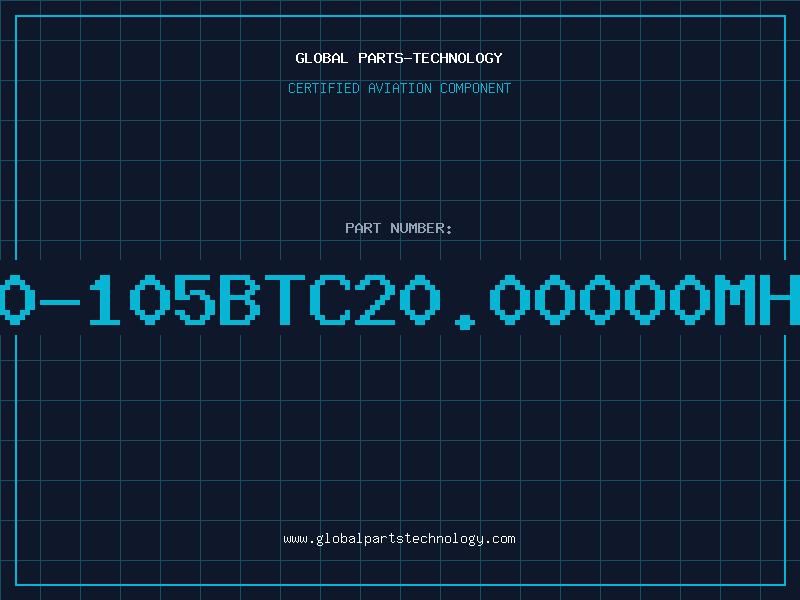 Aviation Part X0-105BTC20.00000MHZ