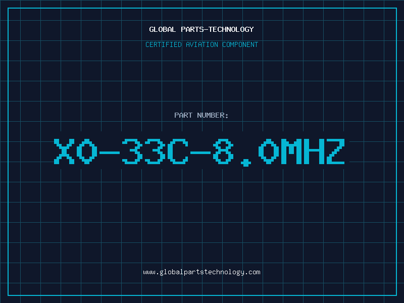 Aviation Part X0-33C-8.0MHZ