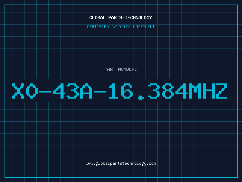 Aviation Part X0-43A-16.384MHZ