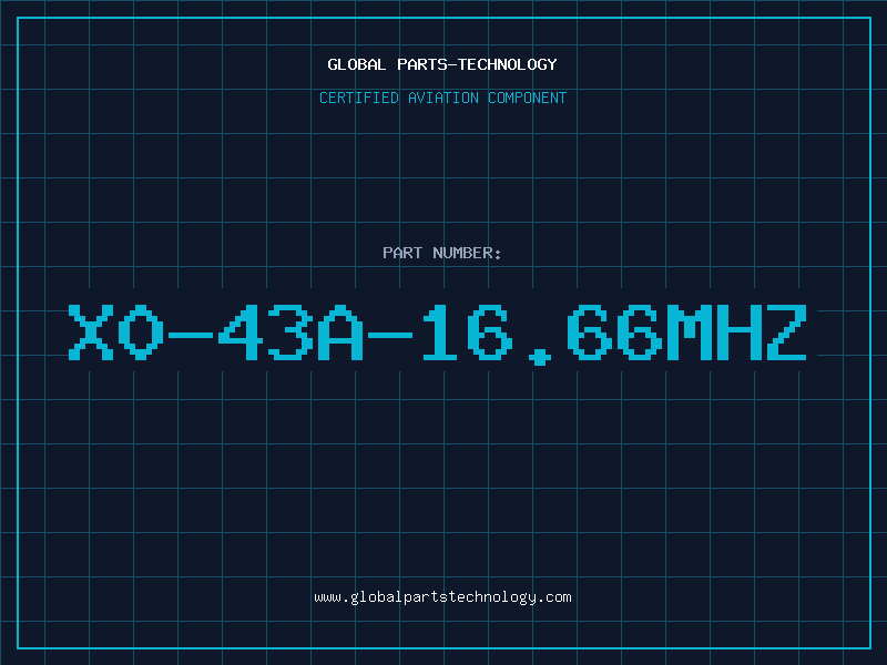 Aviation Part X0-43A-16.66MHZ