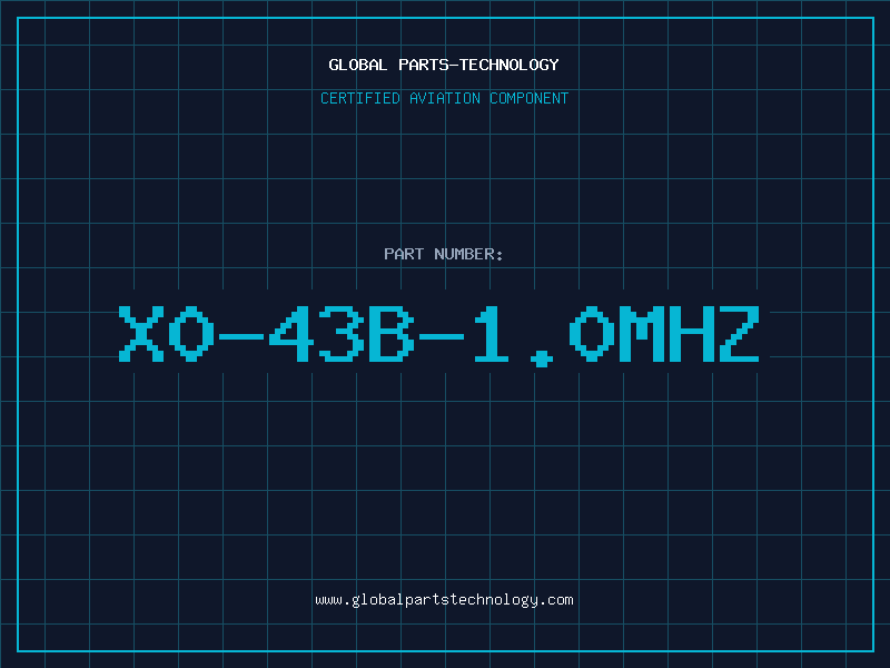 Aviation Part X0-43B-1.0MHZ