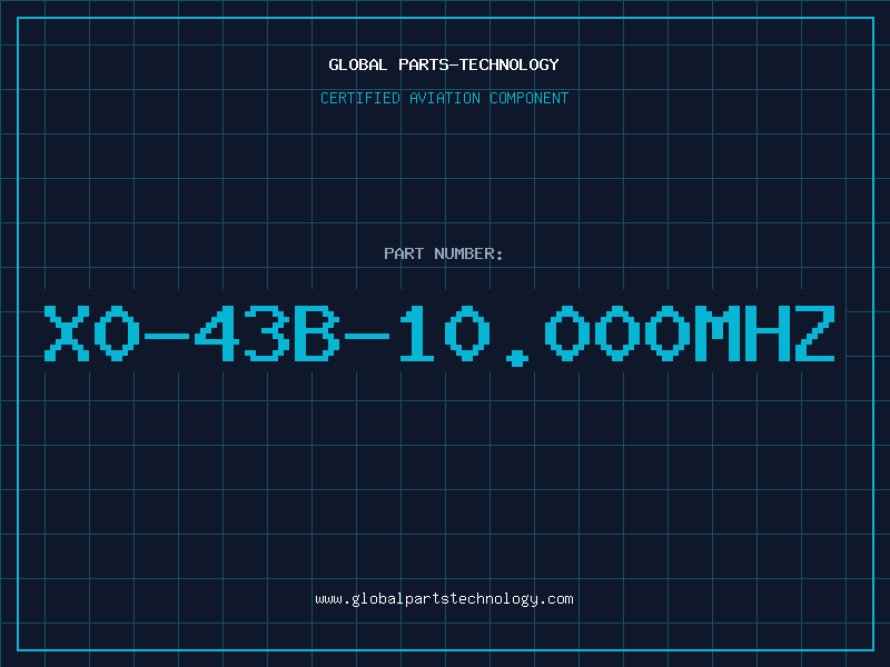 Aviation Part X0-43B-10.000MHZ