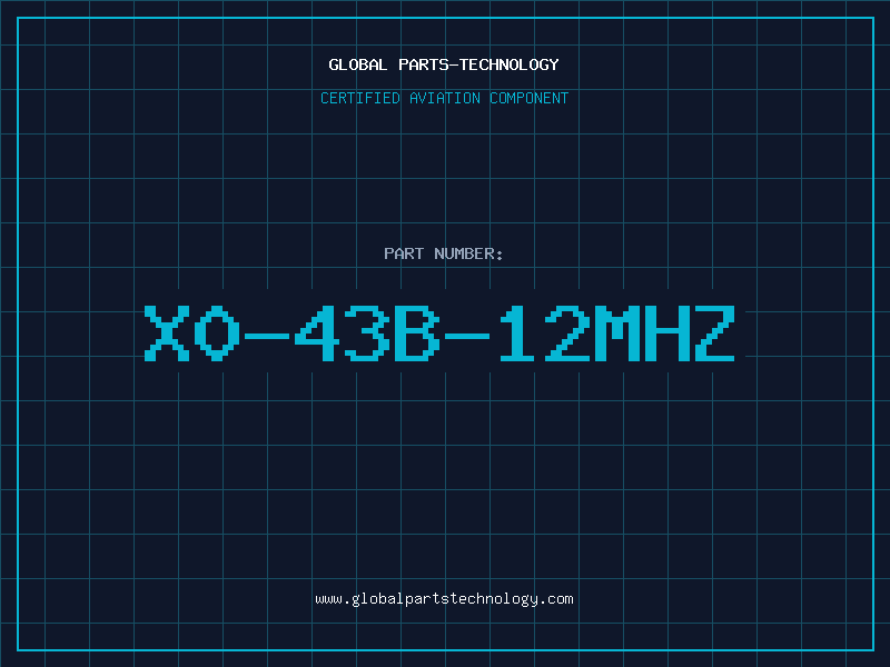 Aviation Part X0-43B-12MHZ