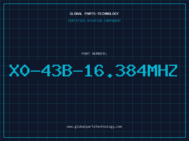 Aviation Part X0-43B-16.384MHZ