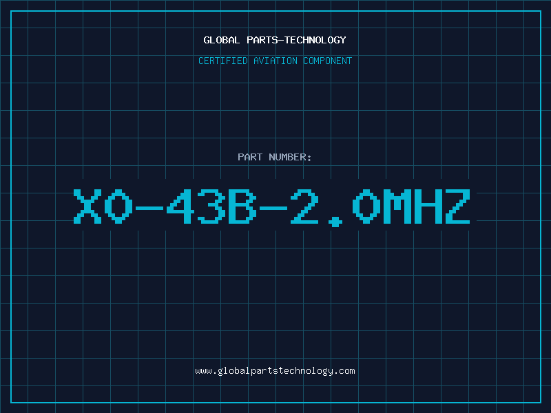 Aviation Part X0-43B-2.0MHZ