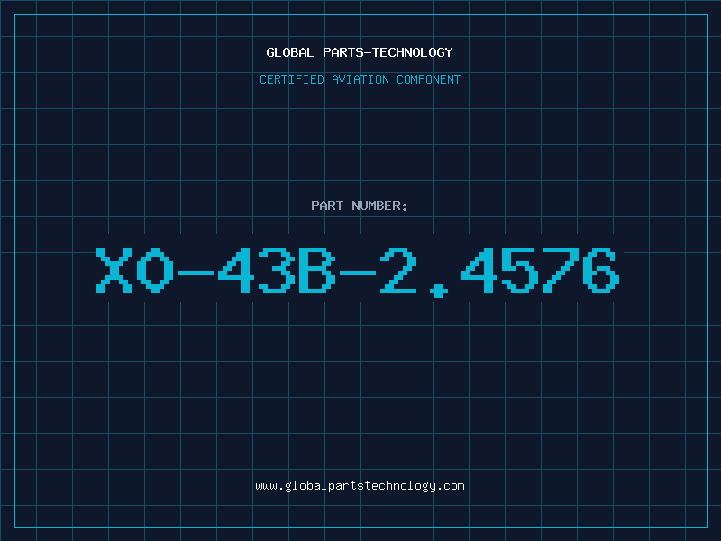 Aviation Part X0-43B-2.4576