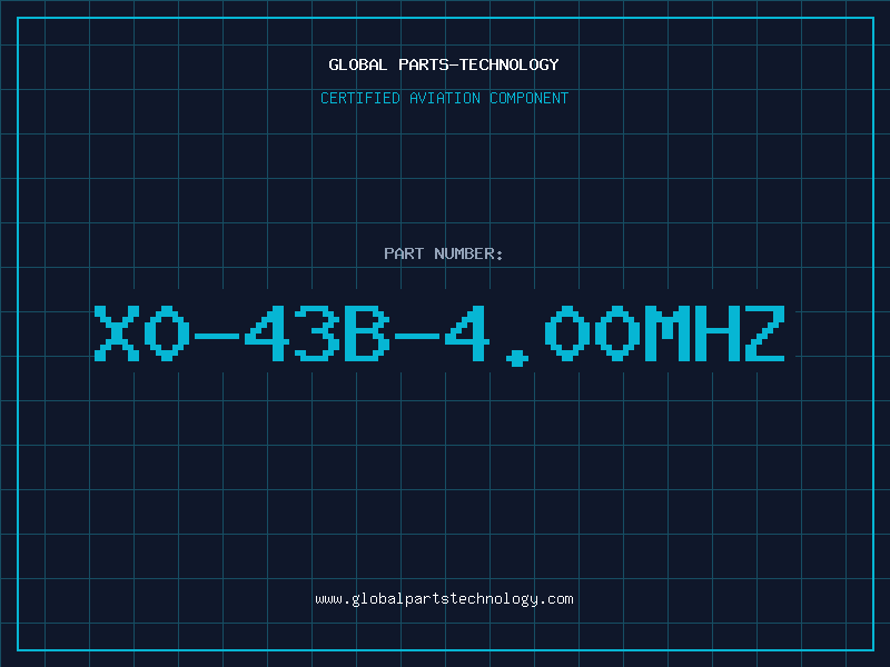 Aviation Part X0-43B-4.00MHZ