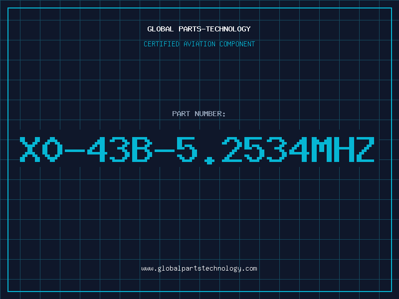 Aviation Part X0-43B-5.2534MHZ