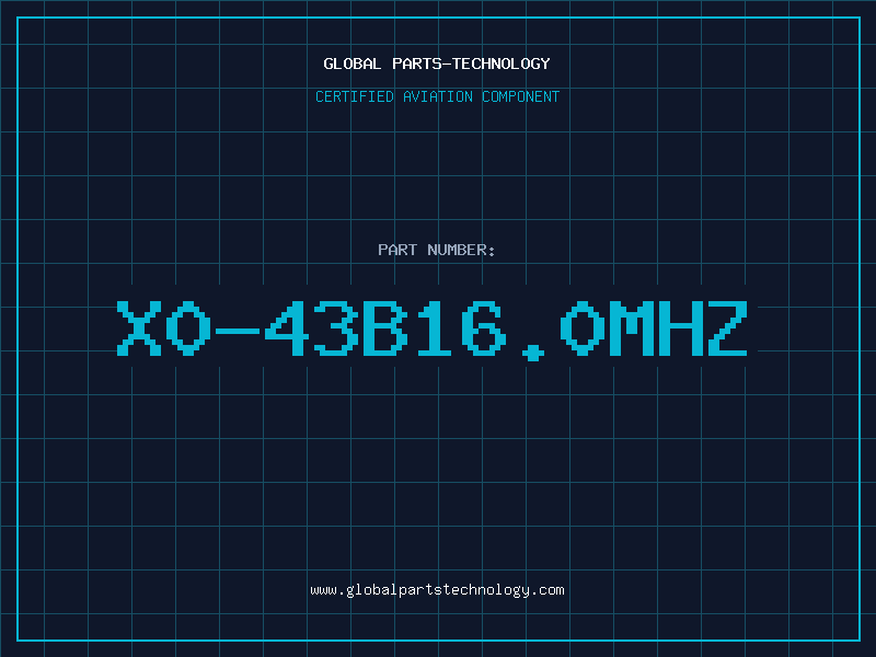 Aviation Part X0-43B16.0MHZ