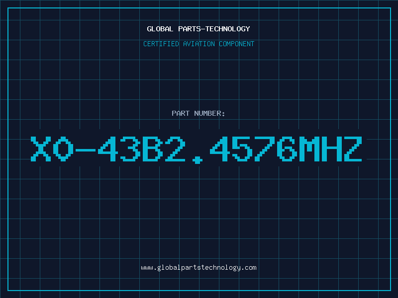 Aviation Part X0-43B2.4576MHZ