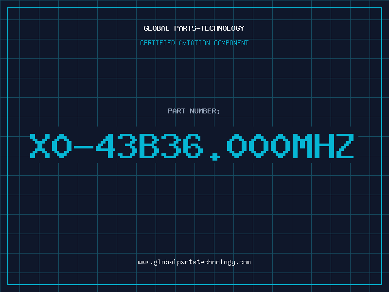 Aviation Part X0-43B36.000MHZ