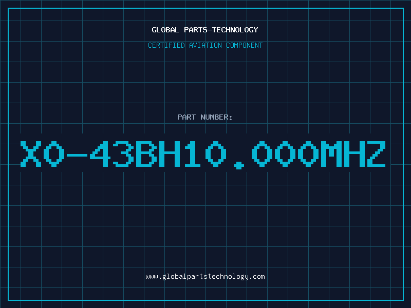 Aviation Part X0-43BH10.000MHZ