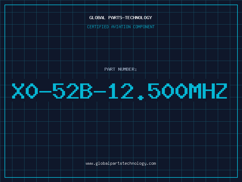 Aviation Part X0-52B-12.500MHZ