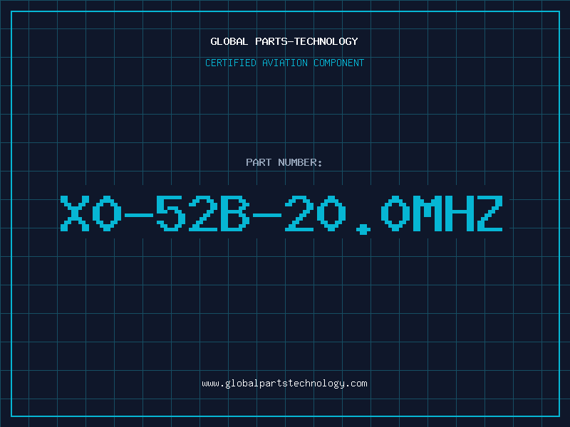 Aviation Part X0-52B-20.0MHZ