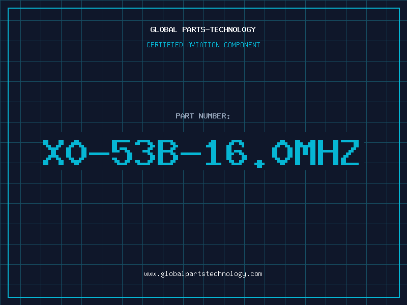 Aviation Part X0-53B-16.0MHZ