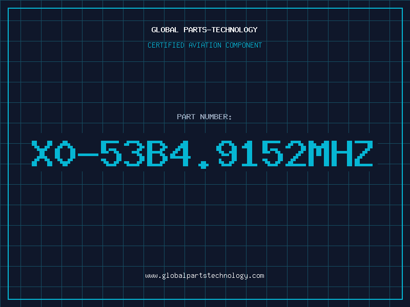 Aviation Part X0-53B4.9152MHZ