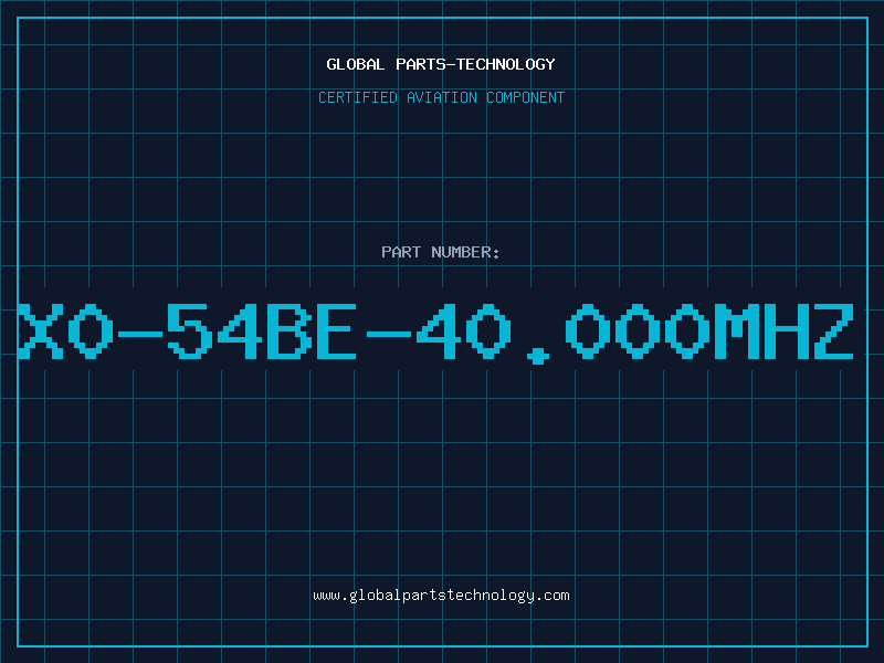 Aviation Part X0-54BE-40.000MHZ