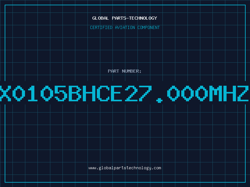 Aviation Part X0105BHCE27.000MHZ