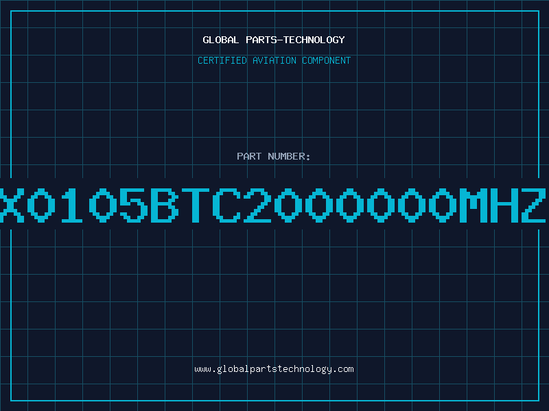 Aviation Part X0105BTC2000000MHZ