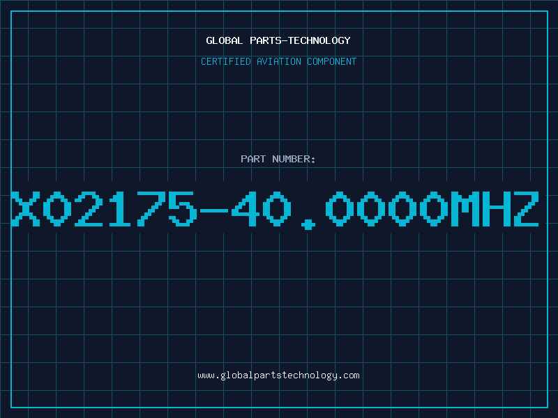 Aviation Part X02175-40.0000MHZ